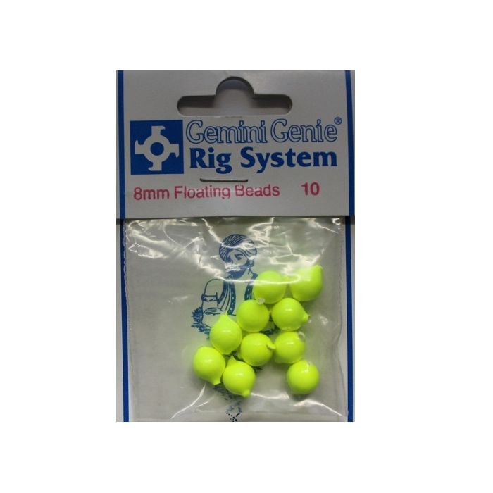 Gemini Floating Beads 6mm G3522/6 £3.18 at Summerlands Tackle