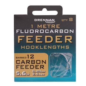 Drennan Fluorocarbon Feeder Hooks to Nylon