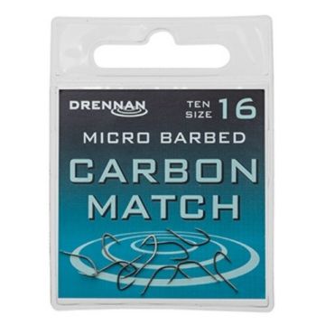 Drennan Carbon Match hooks. micro barbed