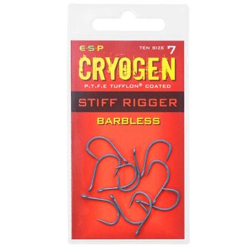 ESP Carp Cryogen Stiff Rigger. Barbless