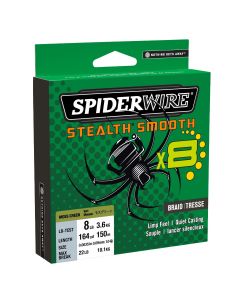 Spiderwire Stealth Smooth 8 Braid Moss Green 300M
